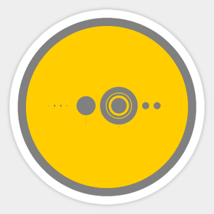 Solar System Sun Sticker